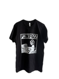 Pink Fuzz - Black 'Decline' Design T-Shirt